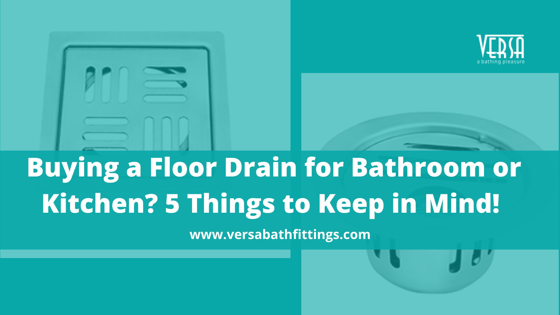 Floor Drain in Bathroom