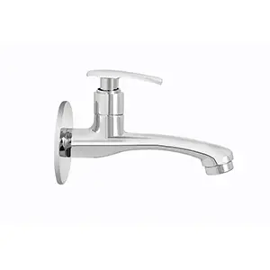 Long Body Bib Cock Tap with Wall Flange