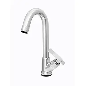 kitchen faucets pillar water tap with swan neck